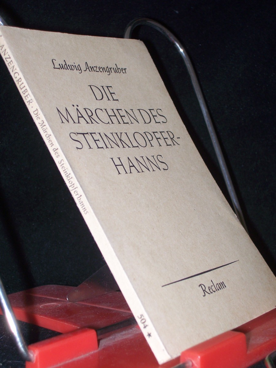 Product image 1 of the product “Die Märchen des Steinklopferhanns / Ludwig Anzengruber ”