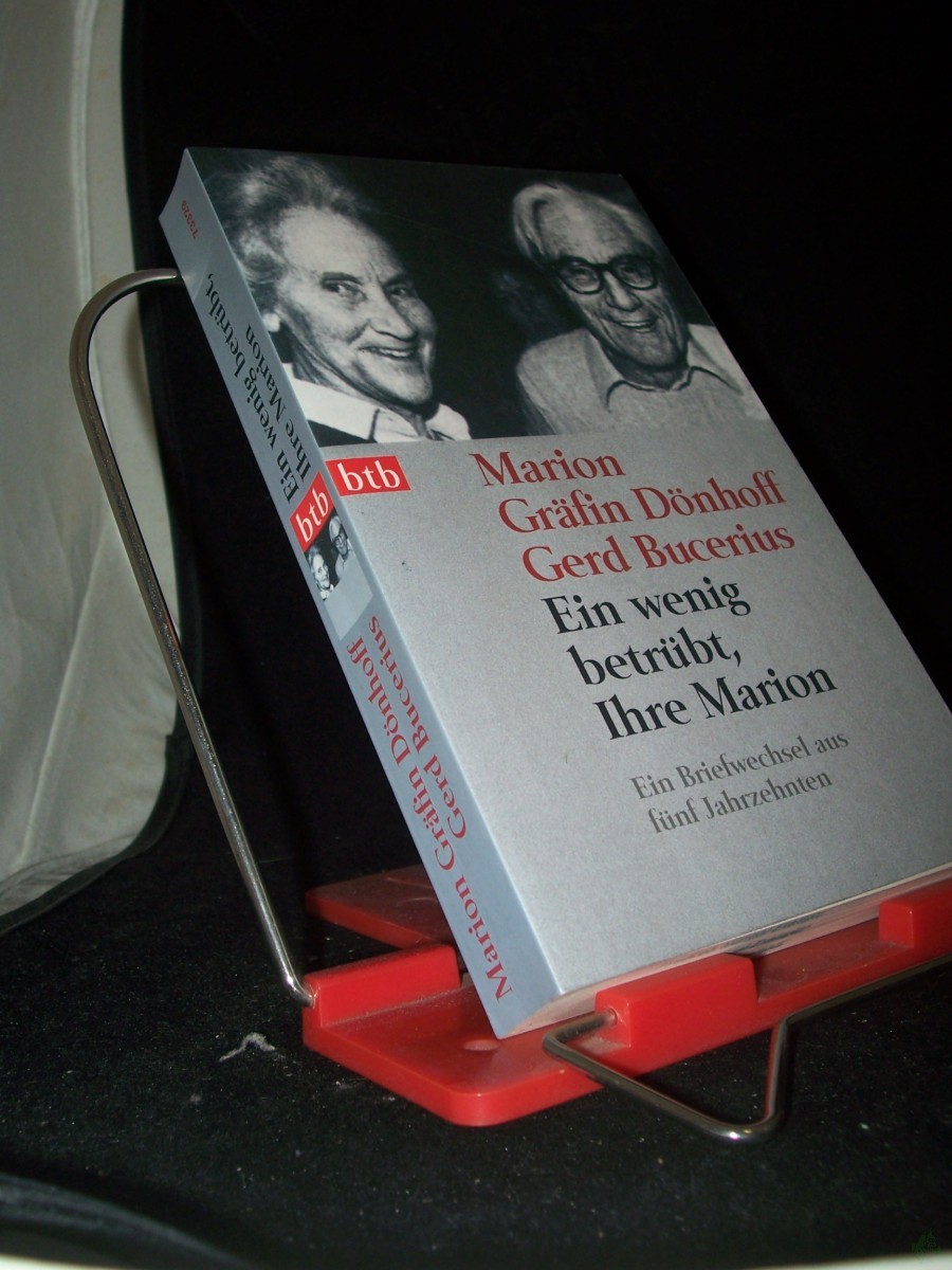 Artikelbild 1 des Artikels “Ein wenig betrübt, Ihre Marion : ein Briefwechsel aus fünf Jahrzehnten / Marion Gräfin Dönhoff ; Gerd Bucerius. [Hrsg. Haug von Kuenheim ; Theo Sommer] “