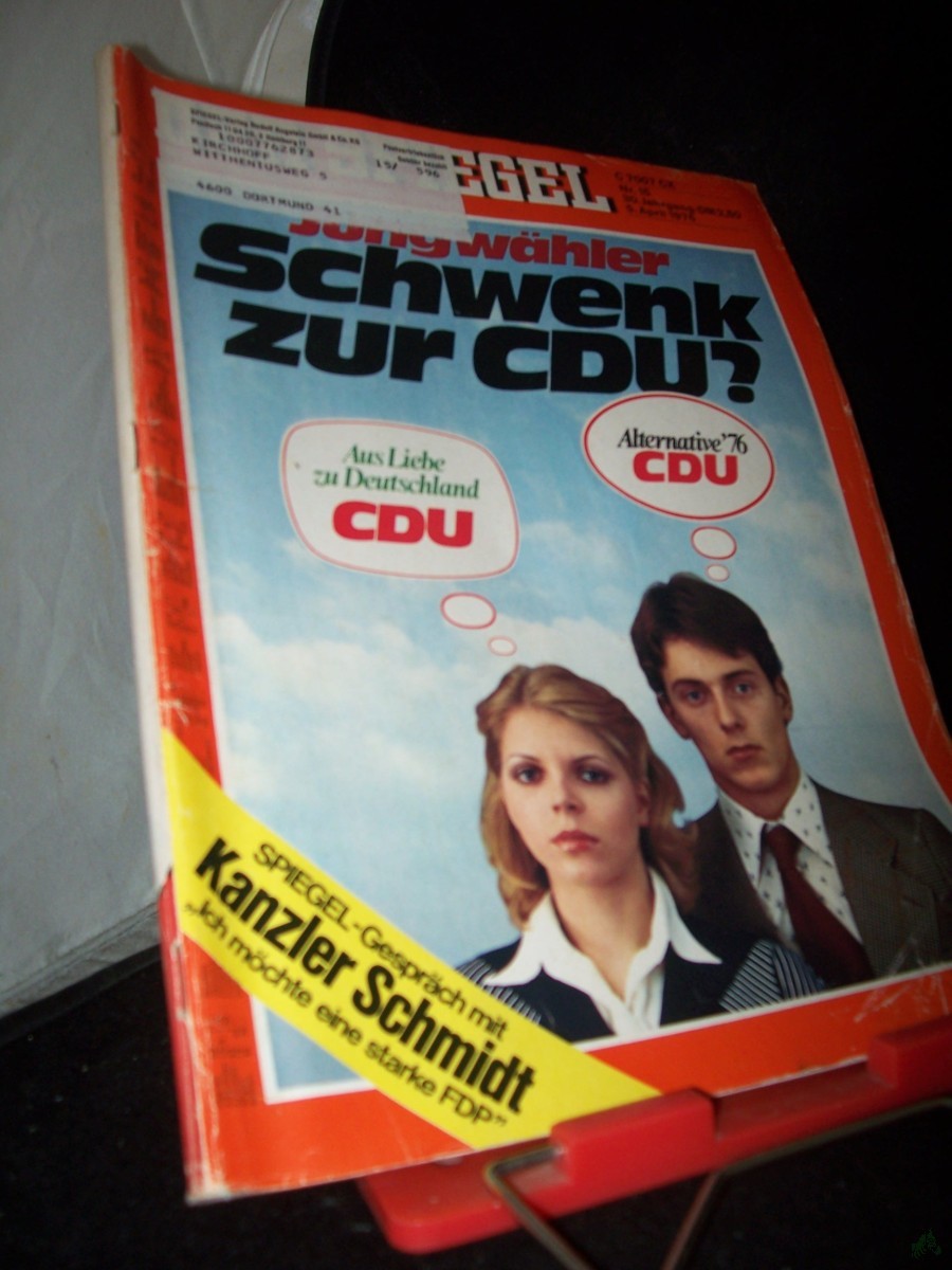 Artikelbild 1 des Artikels “15/1976 JUNGWÄHLER SCHWENK ZUR CDU? “