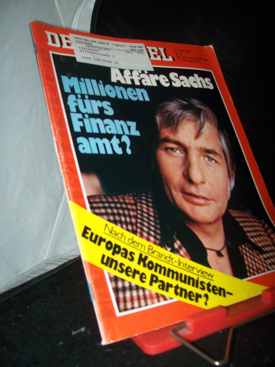 Artikelbild 1 des Artikels “6/1976 Affäre sachs Millionen fürs Finanzamt “