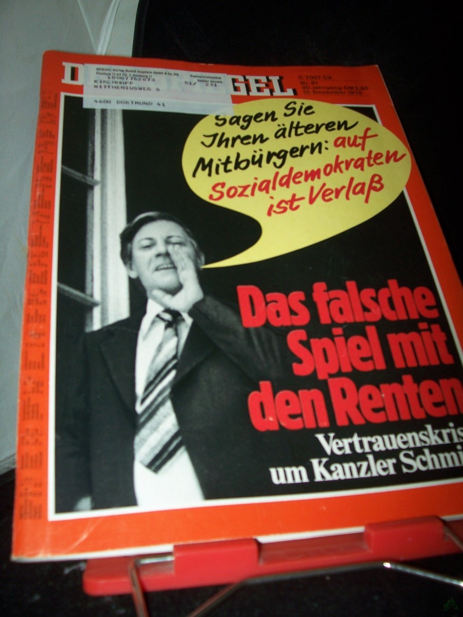 Artikelbild 1 des Artikels “51/1976 Das falsche Spiel mit den Renten “