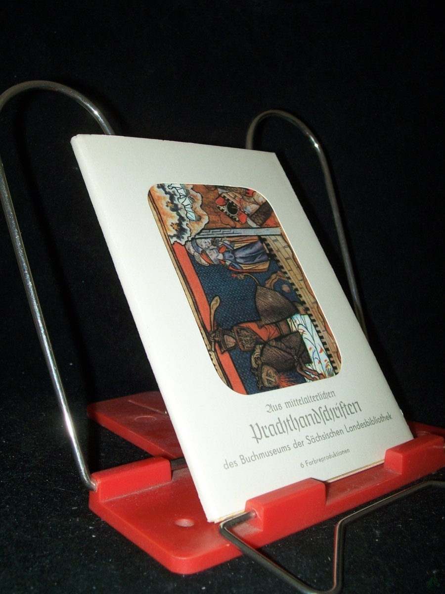 Product image 1 of the product “Aus mittelalterlichen Prachthandschriften des Buchmuseums der Sächsischen Landesbibliothek : 6 Farbreprod. ”