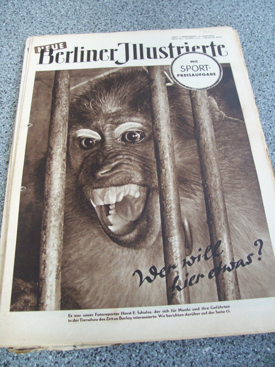 Artikelbild 1 des Artikels “7/1953 wer will hier etwas? HORST SCHULZE ÜBER DIE TIRSCHAU IM ZIRKUS BARLAY “