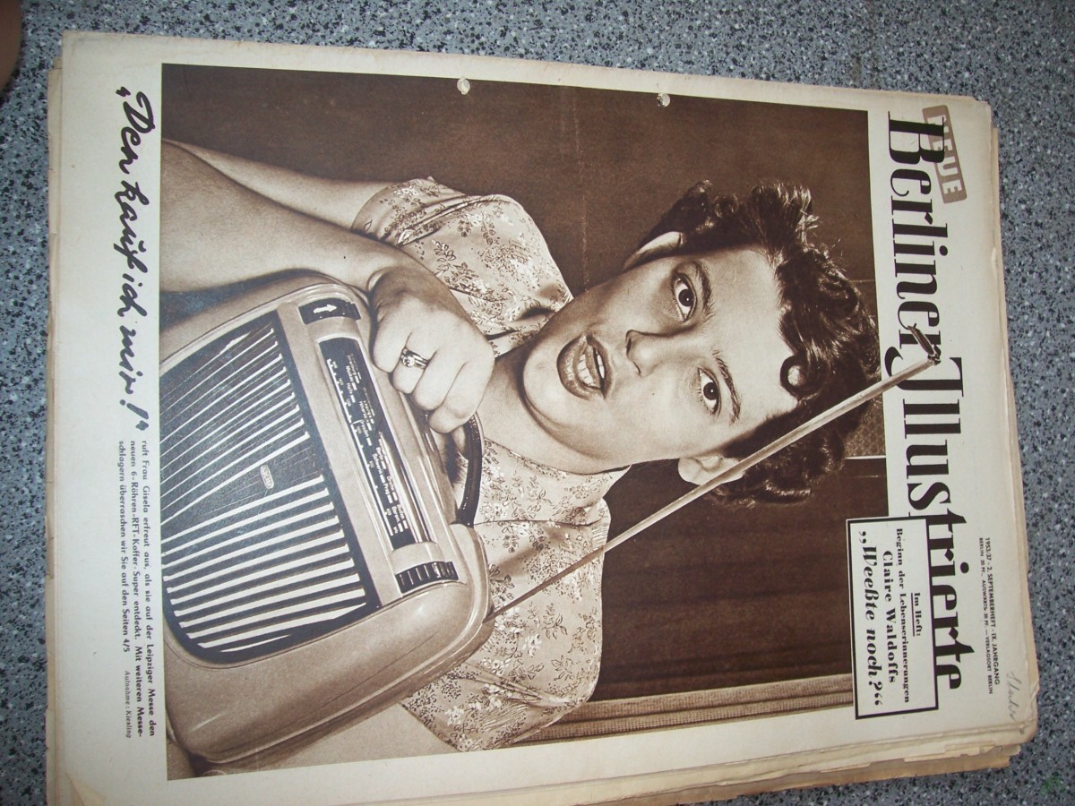 Product image 1 of the product “37/1953 DEN KAUF ICH MIR DER 6 RÖHREN RFT KOFFER ”