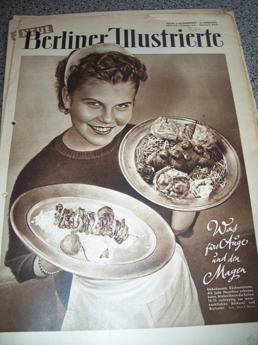 Artikelbild 1 des Artikels “48/1953 WAS FÜRS AUGE UND DEN MAGEN UNBEKANNTE KÜCHENKÜNSTE DIE JEDE HAUSFRAU ERLERNEN KANN “