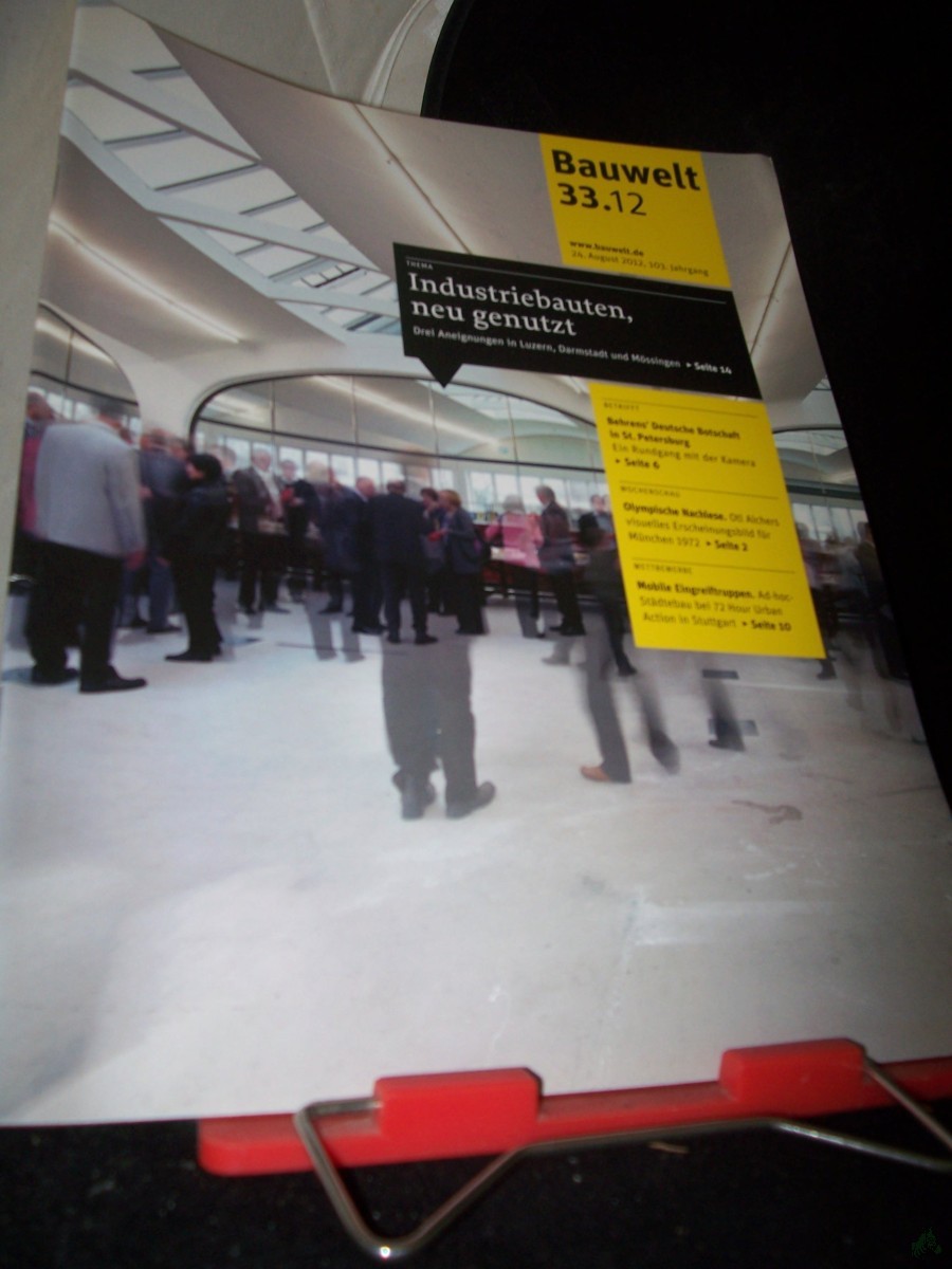 Artikelbild 1 des Artikels “33.12 8/2012 Industriebauten neu genutzt “