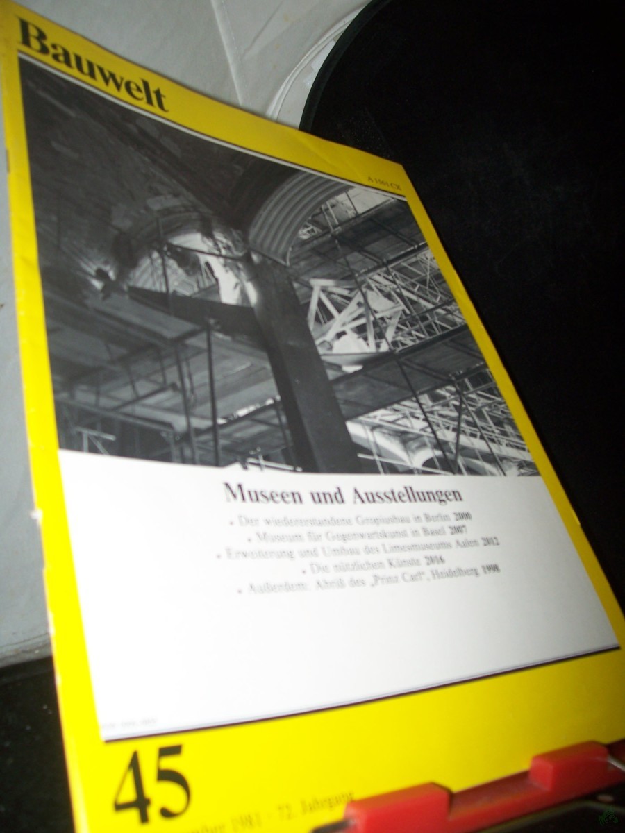 Product image 1 of the product “45/1981 Museen und Ausstellungen ”