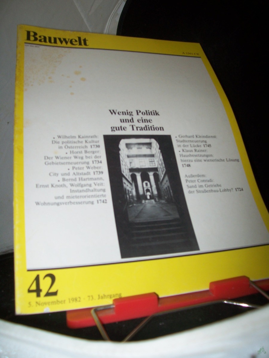 Product image 1 of the product “42/1982 Wenig Politik und eine gute Tradition ”