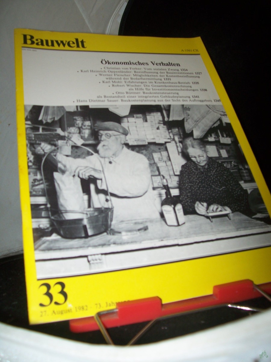 Product image 1 of the product “33/1982 Ökonomisches Verhalten ”