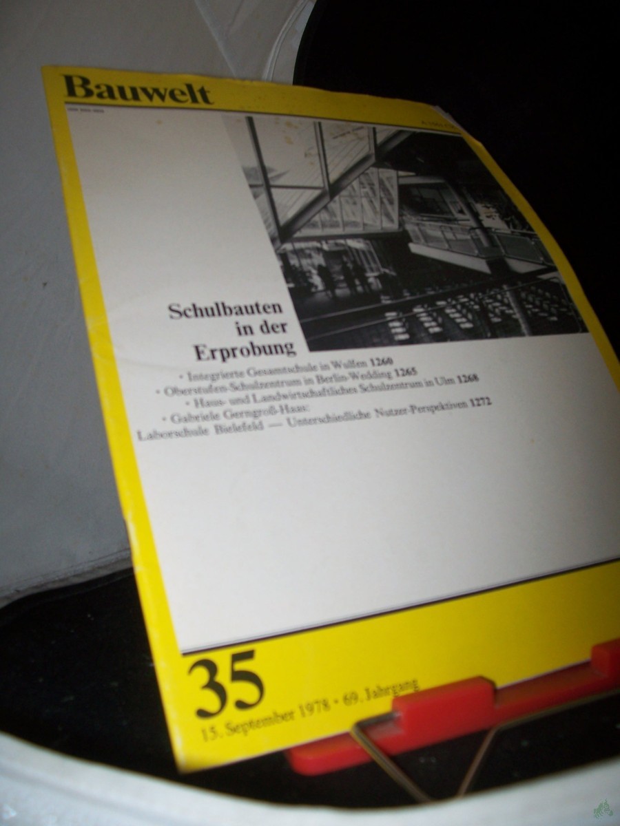 Artikelbild 1 des Artikels “35/1978 Schulbauten in der Erprobung “