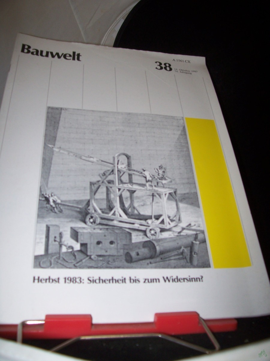 Artikelbild 1 des Artikels “38/1983 Herbst 1983 Sicherheit bis zum Widersinn “