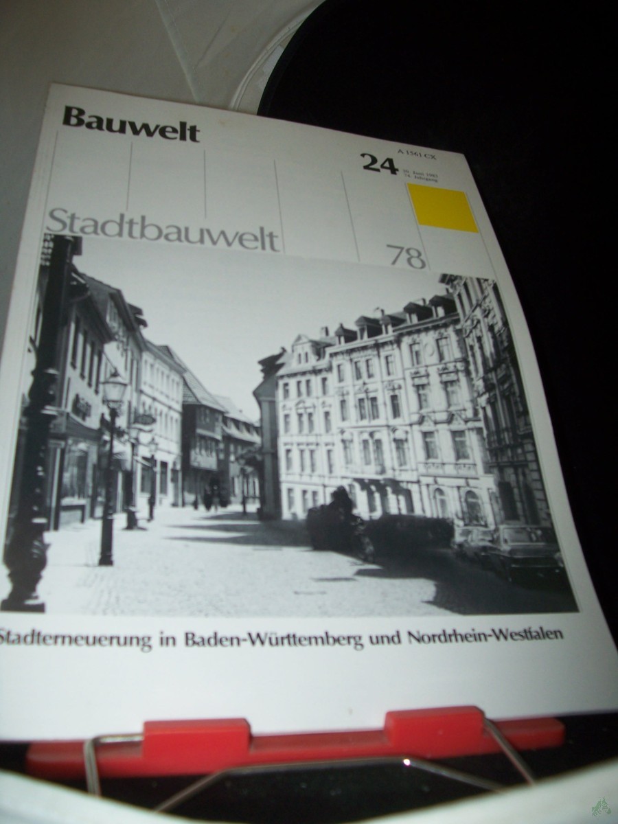 Artikelbild 1 des Artikels “24/1983 Stadterneuerung in Baden Württemberg und Nordrhein Westfallen “
