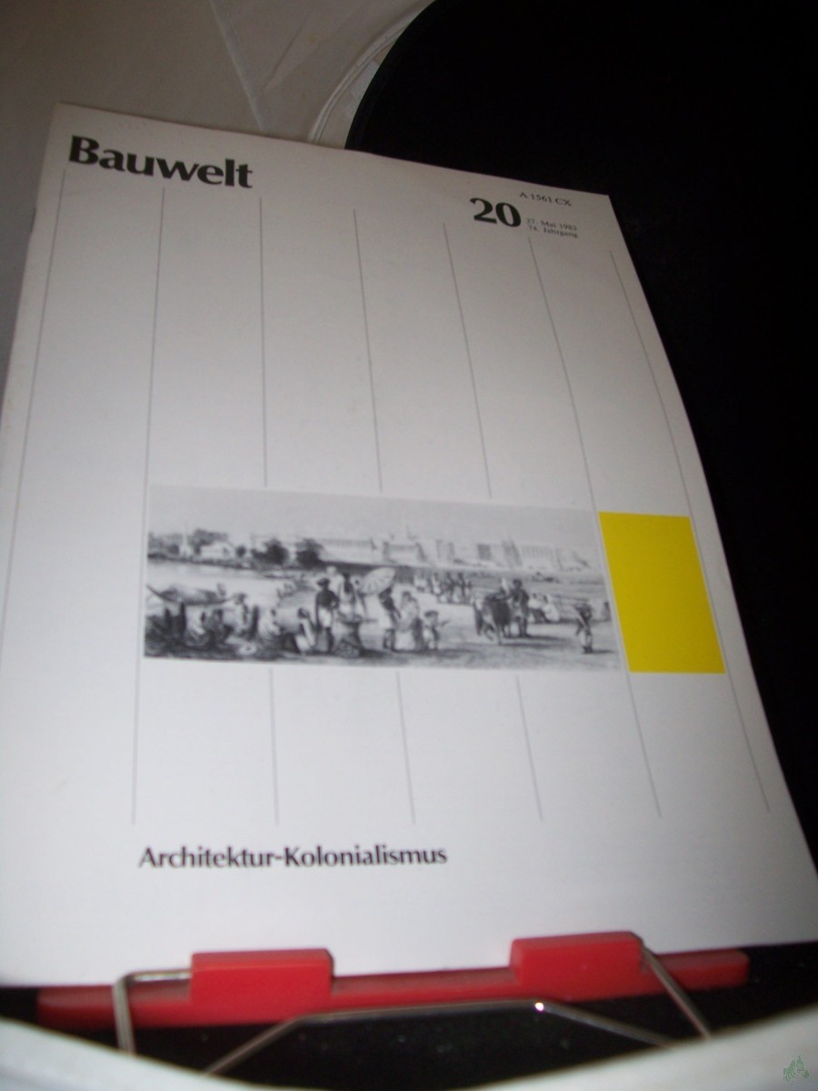 Product image 1 of the product “20/1983 Architektur Kolonialismus ”