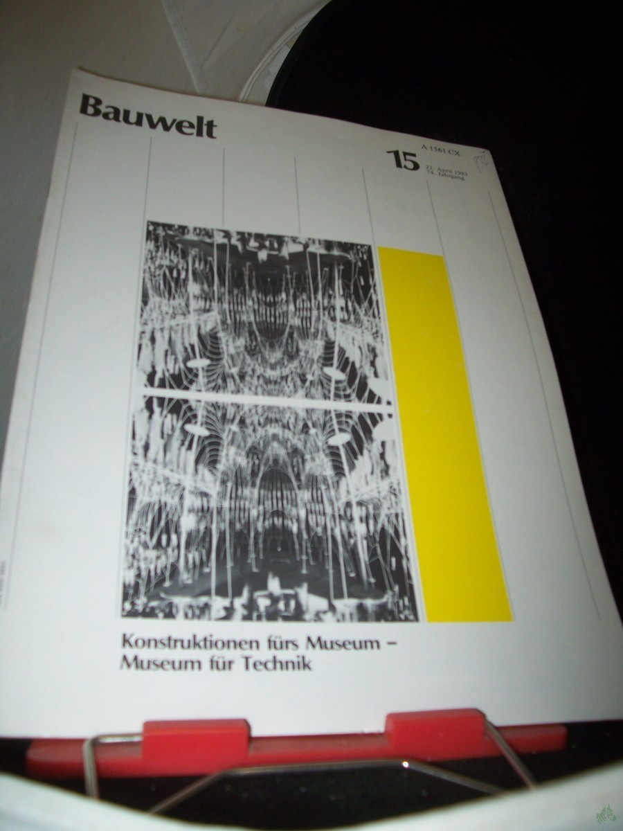 Product image 1 of the product “15/1983 Konstruktionen fürs Museum Museum für Technik ”