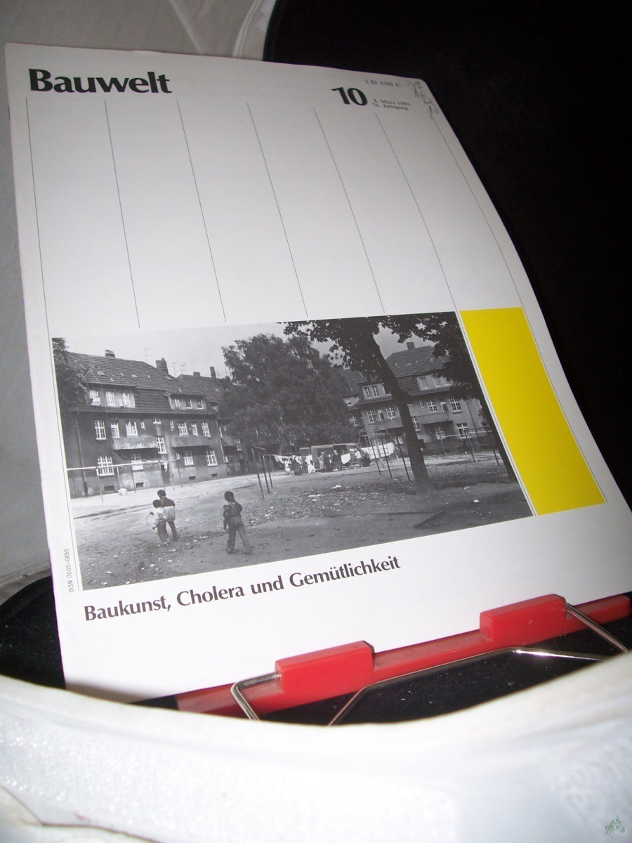Product image 1 of the product “10/1985 Baukunst Cholera und Gemütlichkeit ”