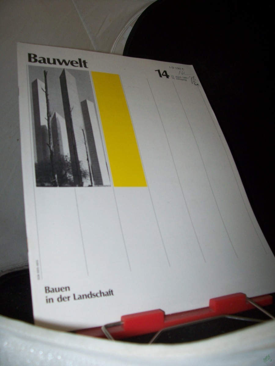 Product image 1 of the product “14/1985 Bauen in der Landschaft ”
