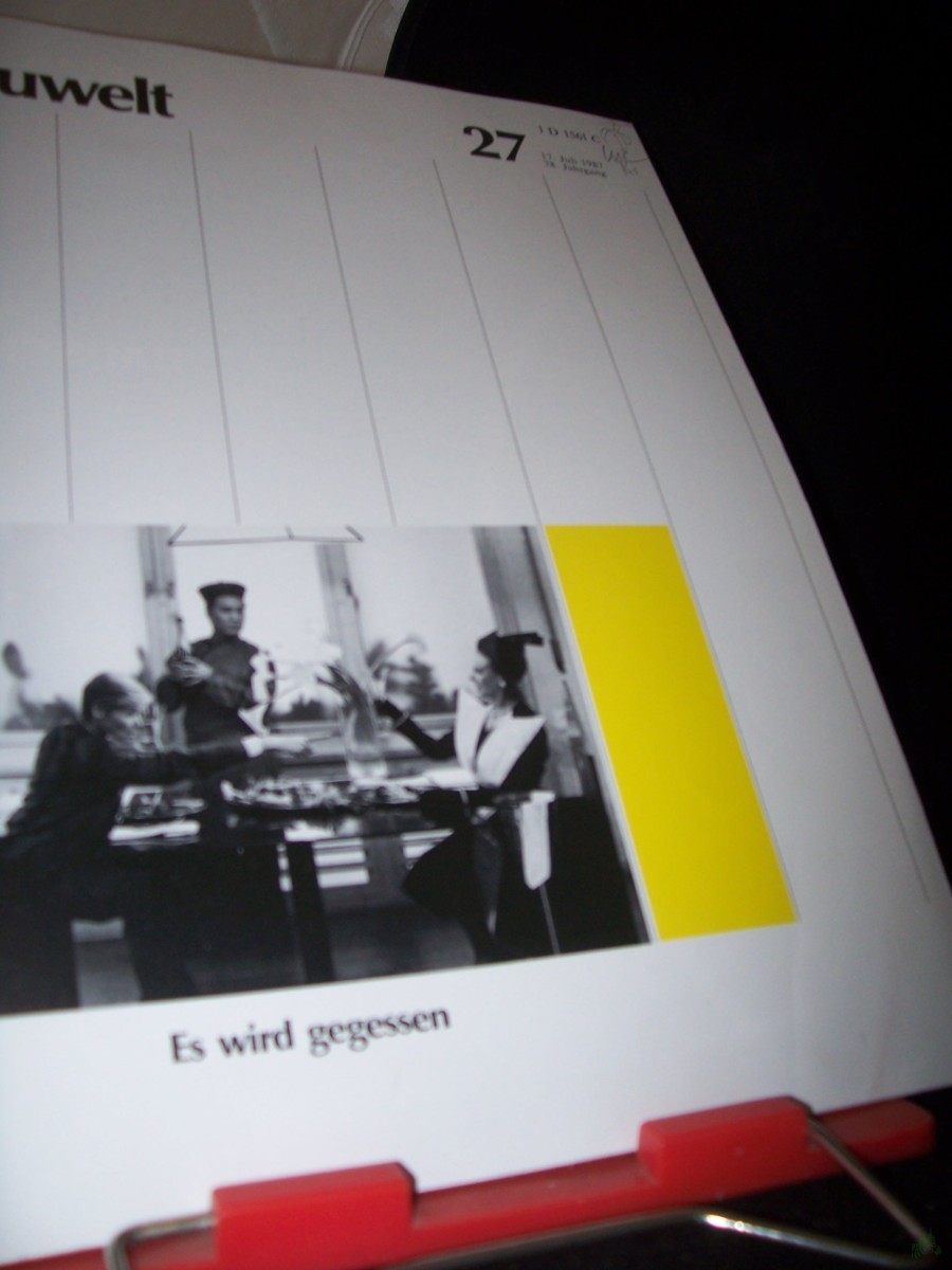 Product image 1 of the product “27/1987 es wird gegessen ”