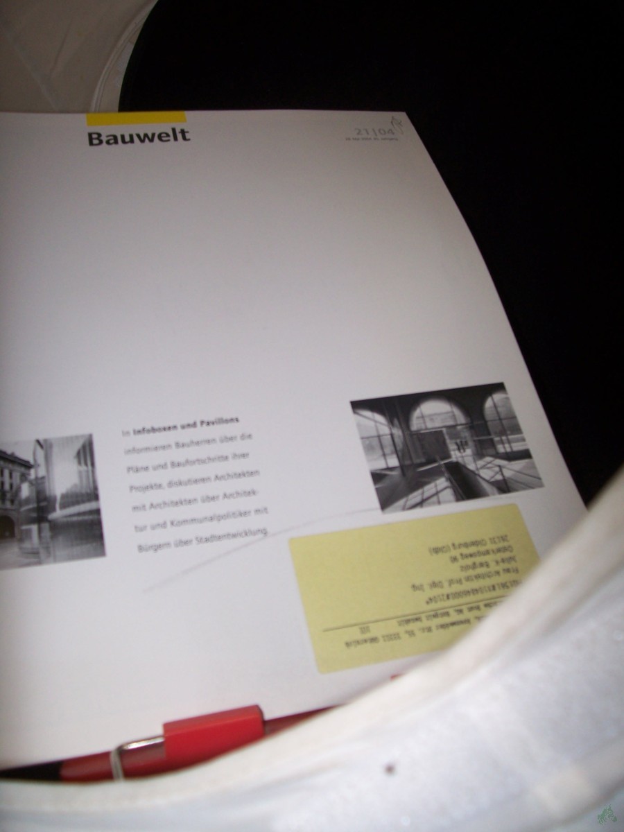 Artikelbild 1 des Artikels “21/2004 Infoboxen und Pavillons “