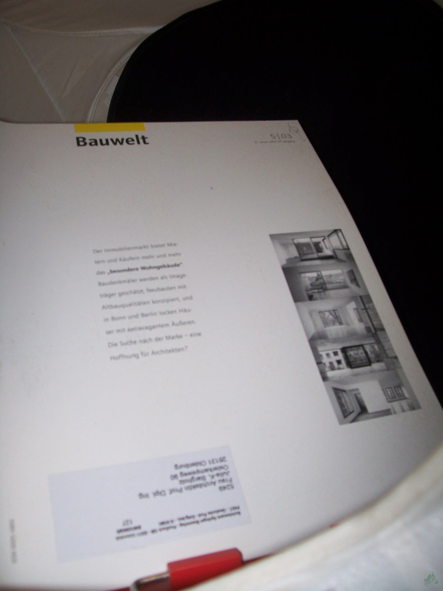 Product image 1 of the product “5/2003 besondere Wohngebäude ”