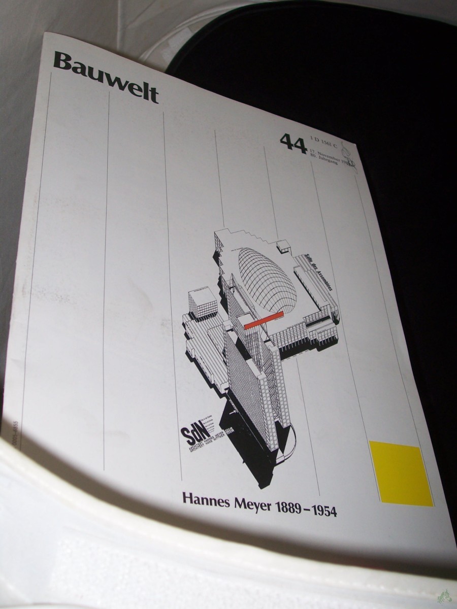 Product image 1 of the product “44/1989 hannes Meyer 1889-1954 ”