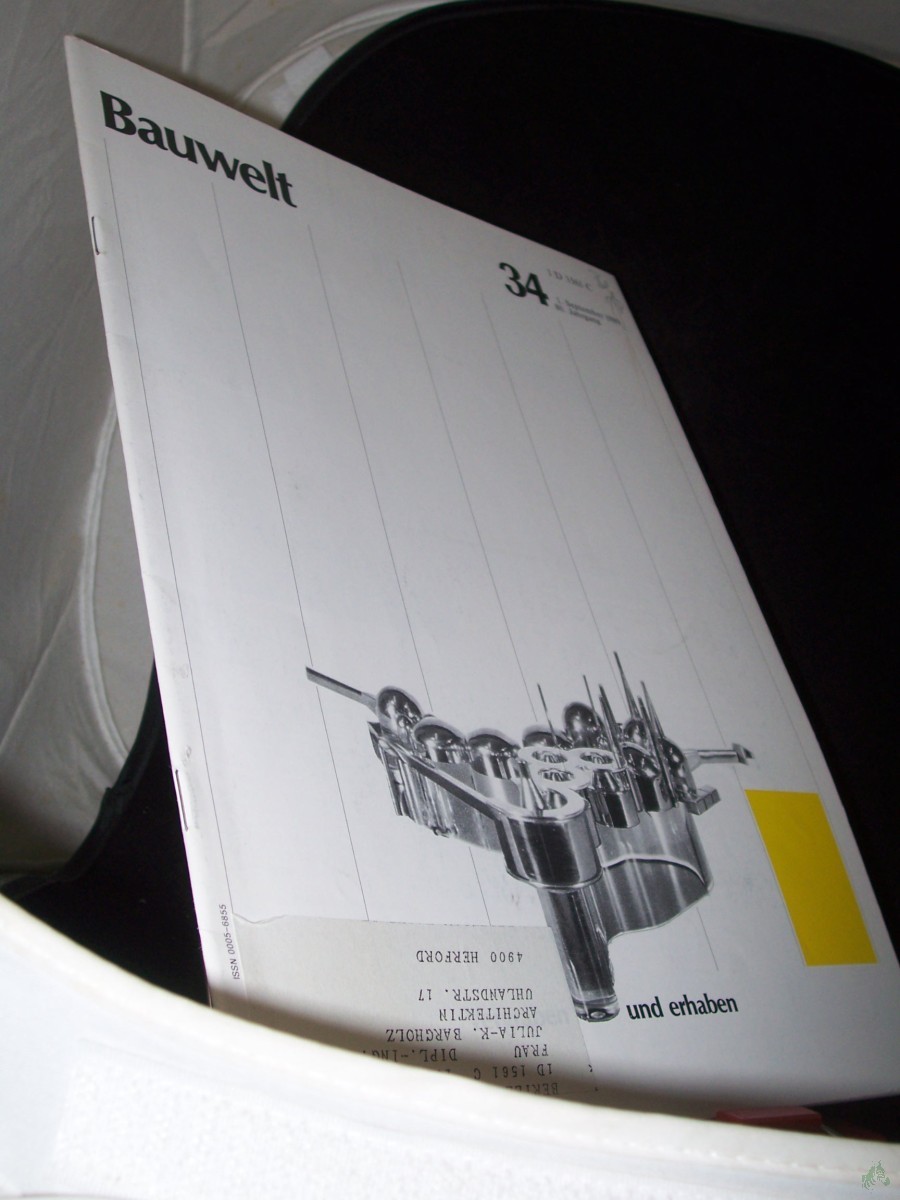 Product image 1 of the product “34/1989 vergraben und erhaben ”