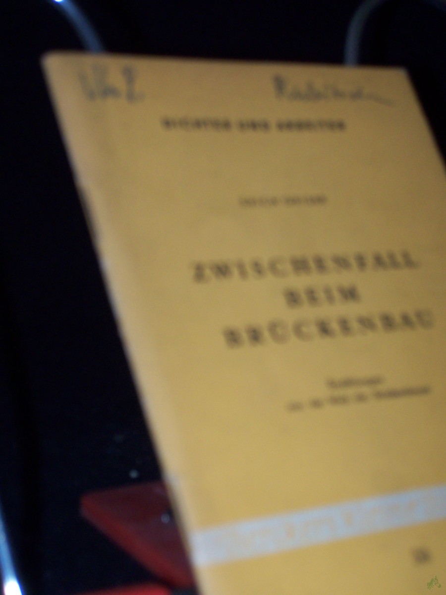 Artikelbild 1 des Artikels “Tarnschrift der KPD: Grisar, Erich: Zwischenfall beim Brückenbau. Erzählungen aus der Welt der Brückenbauer. [Tatsächlich: Wissen und Tat. Zeitschrift für Theorie und Praxis des wissenschaftlichen Sozialismus, Jahrgang 14, Nr. 8/1959]. (= l “