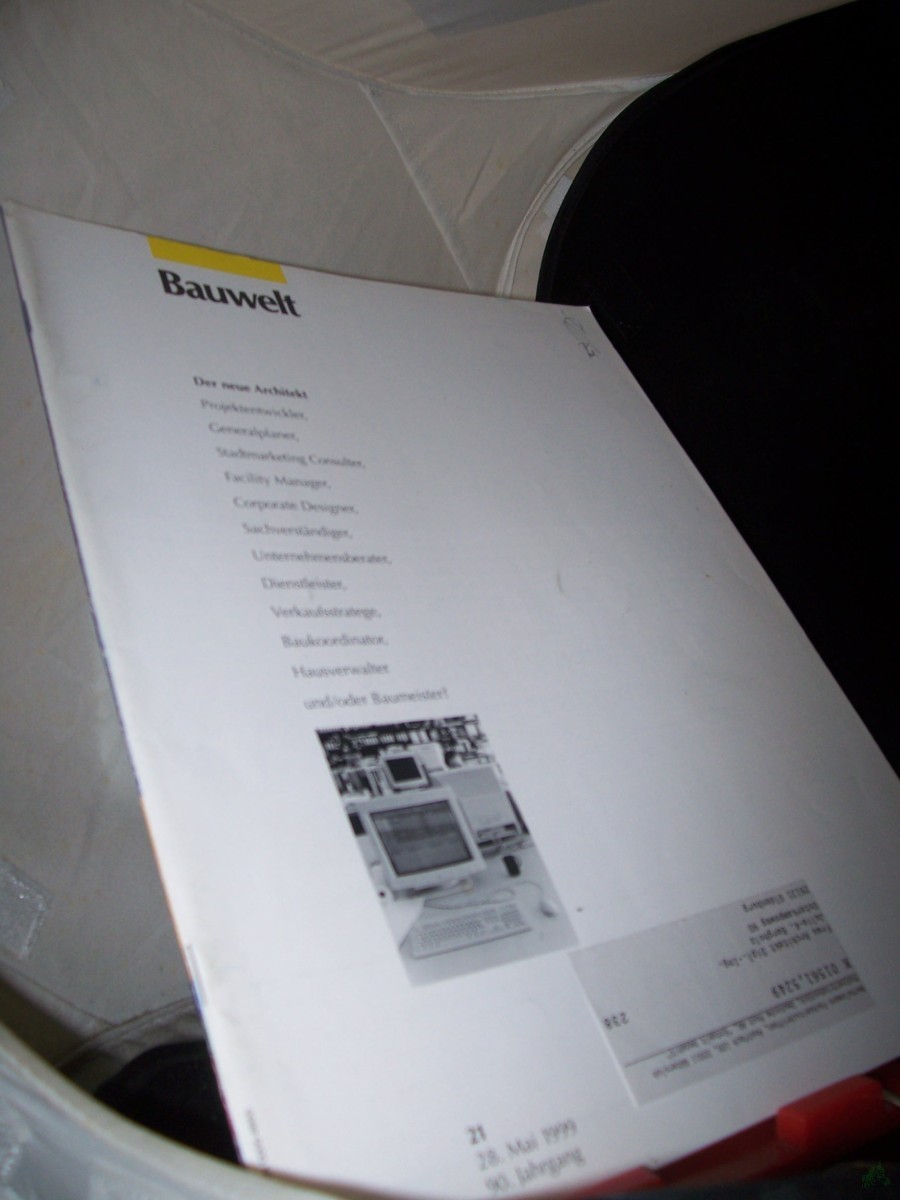 Artikelbild 1 des Artikels “21/1999 der neue Architekt “