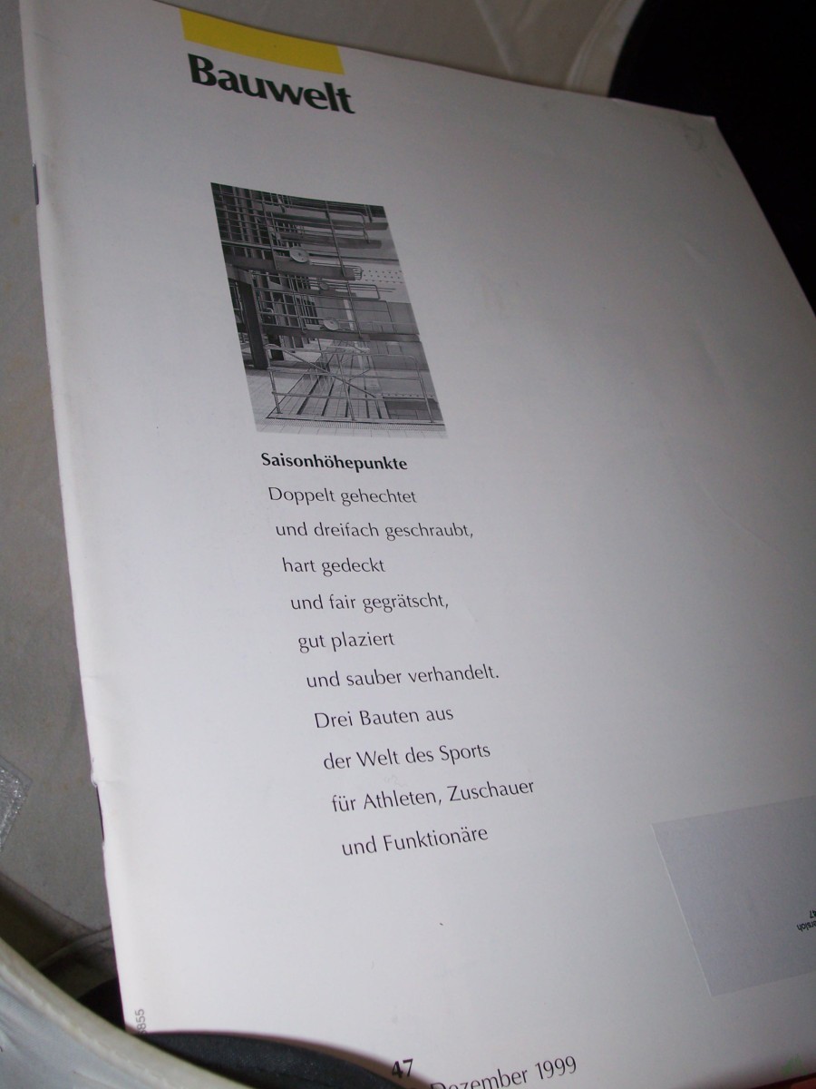Artikelbild 1 des Artikels “47/1999 Saisonhöhepunkte “