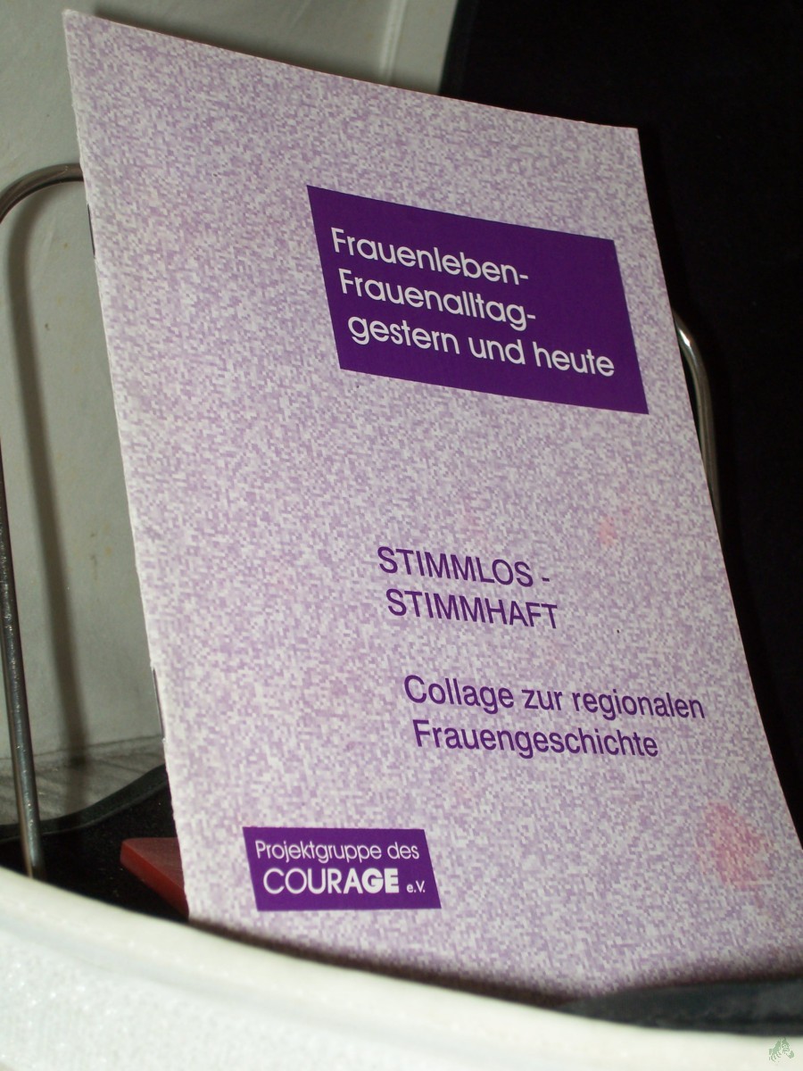 Product image 1 of the product “Stimmlos, stimmhaft, Collagen zur regionalen Frauengeschichte ”
