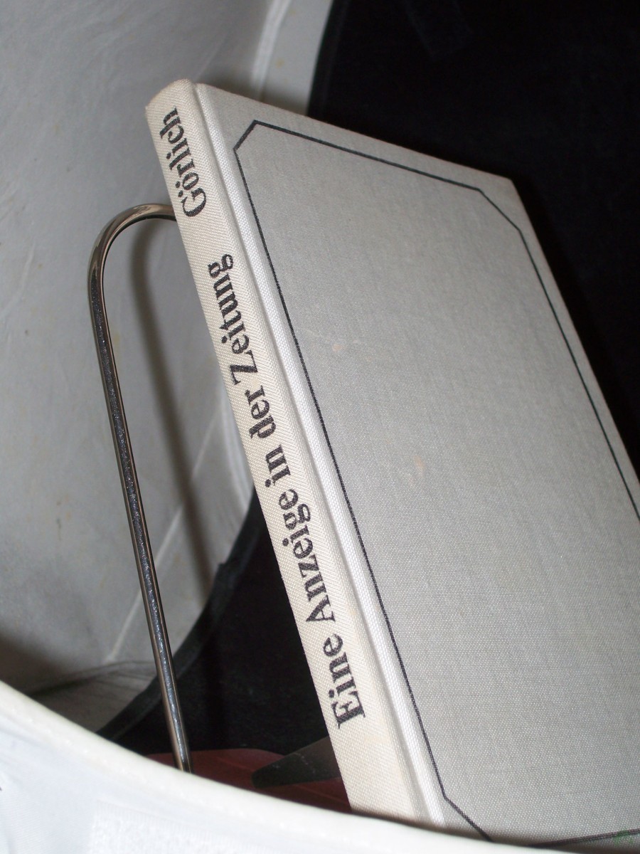 Product image 1 of the product “Eine Anzeige in der Zeitung / Günter Görlich ”