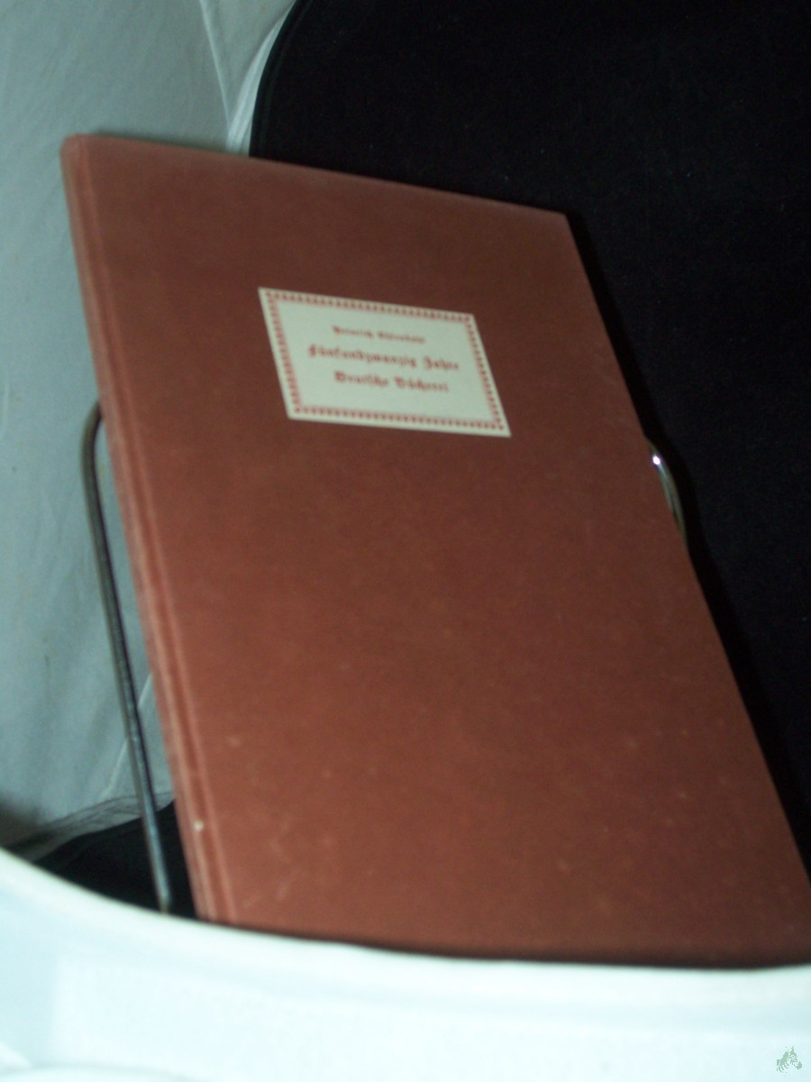 Product image 1 of the product “Fünfundzwanzig Jahre Deutsche Bücherei : Festvortr. zur Feier d. 25jähr. Bestehens, 15. Mai 1938 / Heinrich Uhlendahl ”