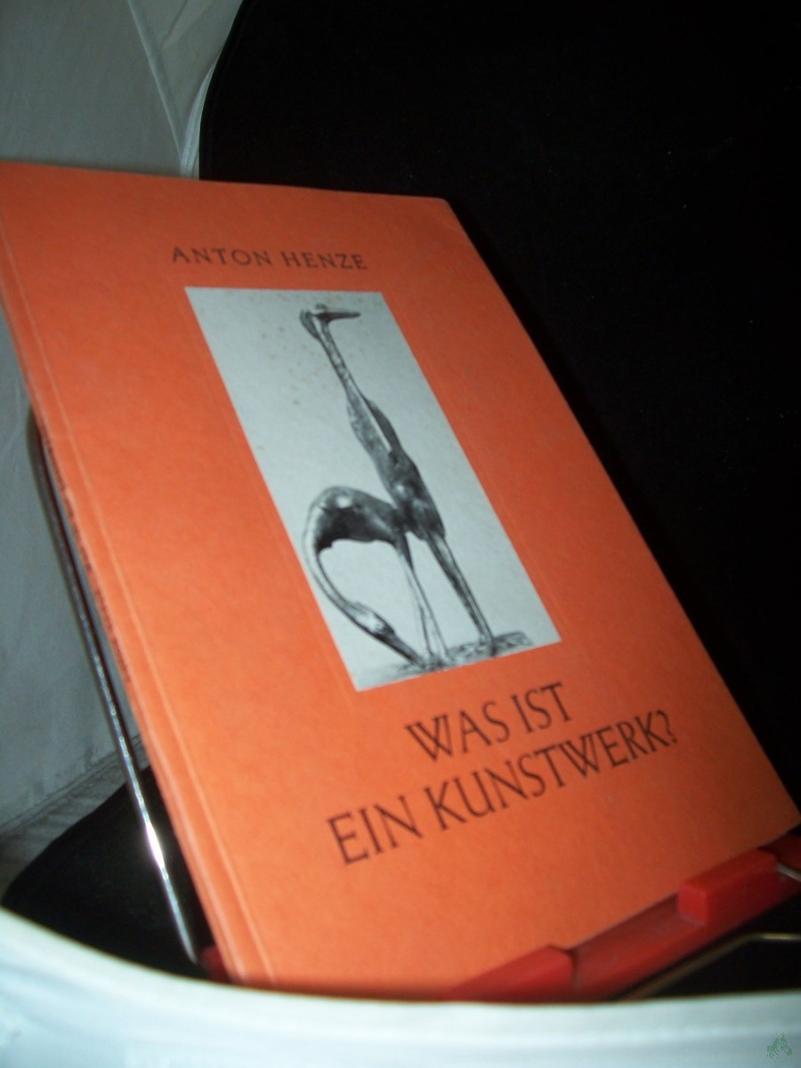 Artikelbild 1 des Artikels “Was ist ein Kunstwerk? / Anton Henze “