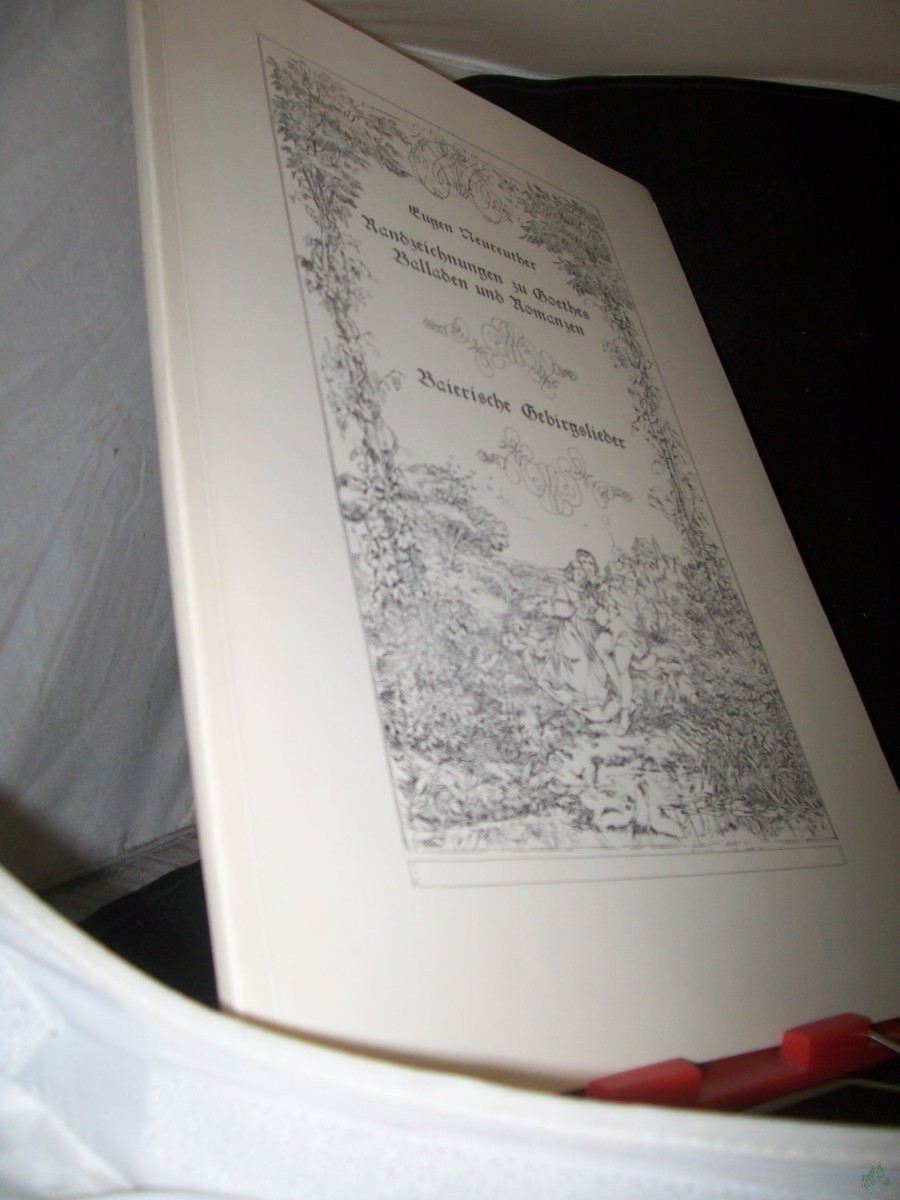 Artikelbild 1 des Artikels “Randzeichnungen zu Goethes Balladen und Romanzen Baierische Gebirgslieder / Eugen Neureuther “