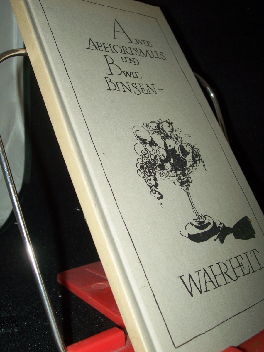 Artikelbild 1 des Artikels “A wie Aphorismus und B wie Binsenwahrheit / [Autor: Horst Friedrich. Ill.: Horst Gröschel] “
