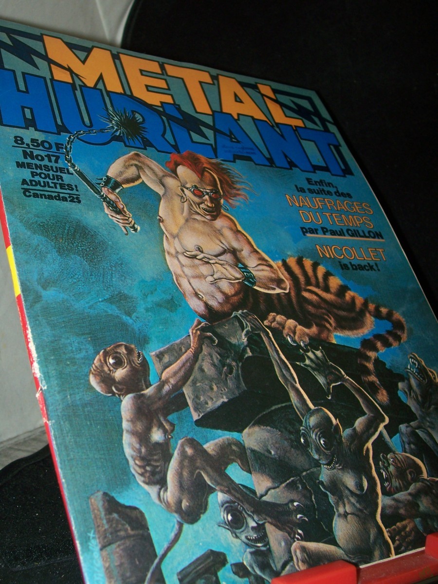 Artikelbild 1 des Artikels “No 17, 1977, Enfin la suite des NAUFRAGES DU TEMPS par Paul Gillon, Nicollet is back “