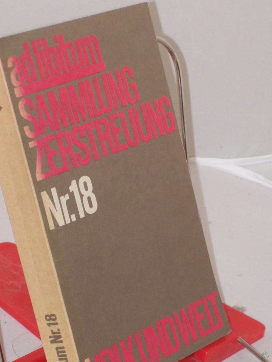 Product image 1 of the product “ad libitum Nr. 18. Sammlung Zerstreuung ”