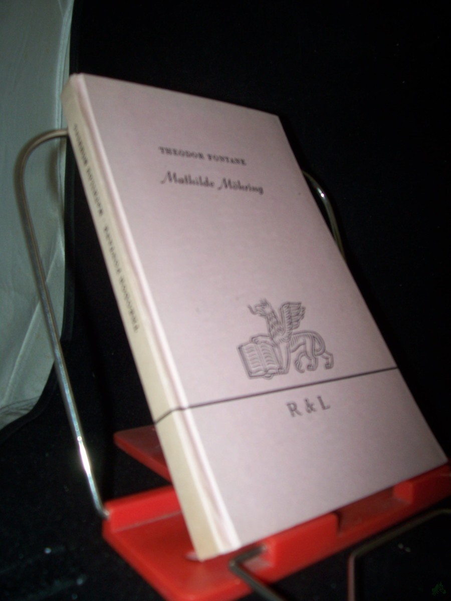 Product image 1 of the product “Mathilde Möhring : [Roman] / Theodor Fontane ”