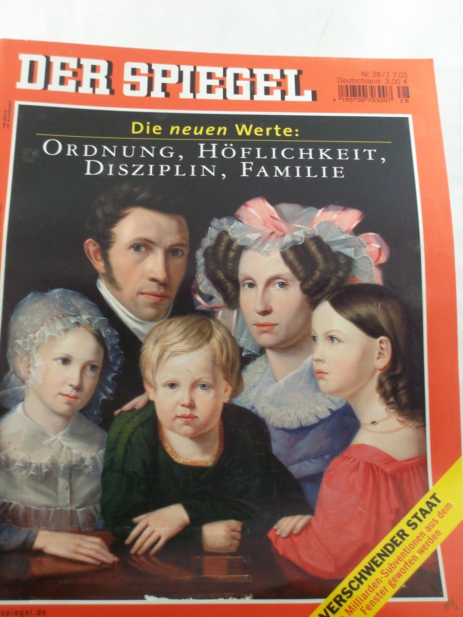 Product image 1 of the product “28/2003, Die neuen Werte: Ordnung, Höflichkeit, Disziplin, Familie ”