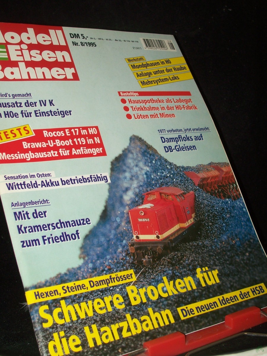 Artikelbild 1 des Artikels “8/1995 Schwere Brocken für die Harzbahn “