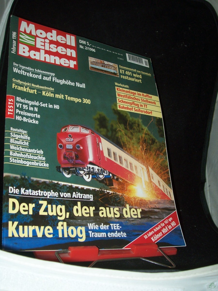Artikelbild 1 des Artikels “2/1996 Der Zug, der aus der Kurve flog “
