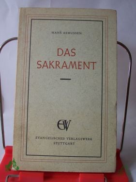 Product image 1 of the product “Das Sakrament / Hans Asmussen ”
