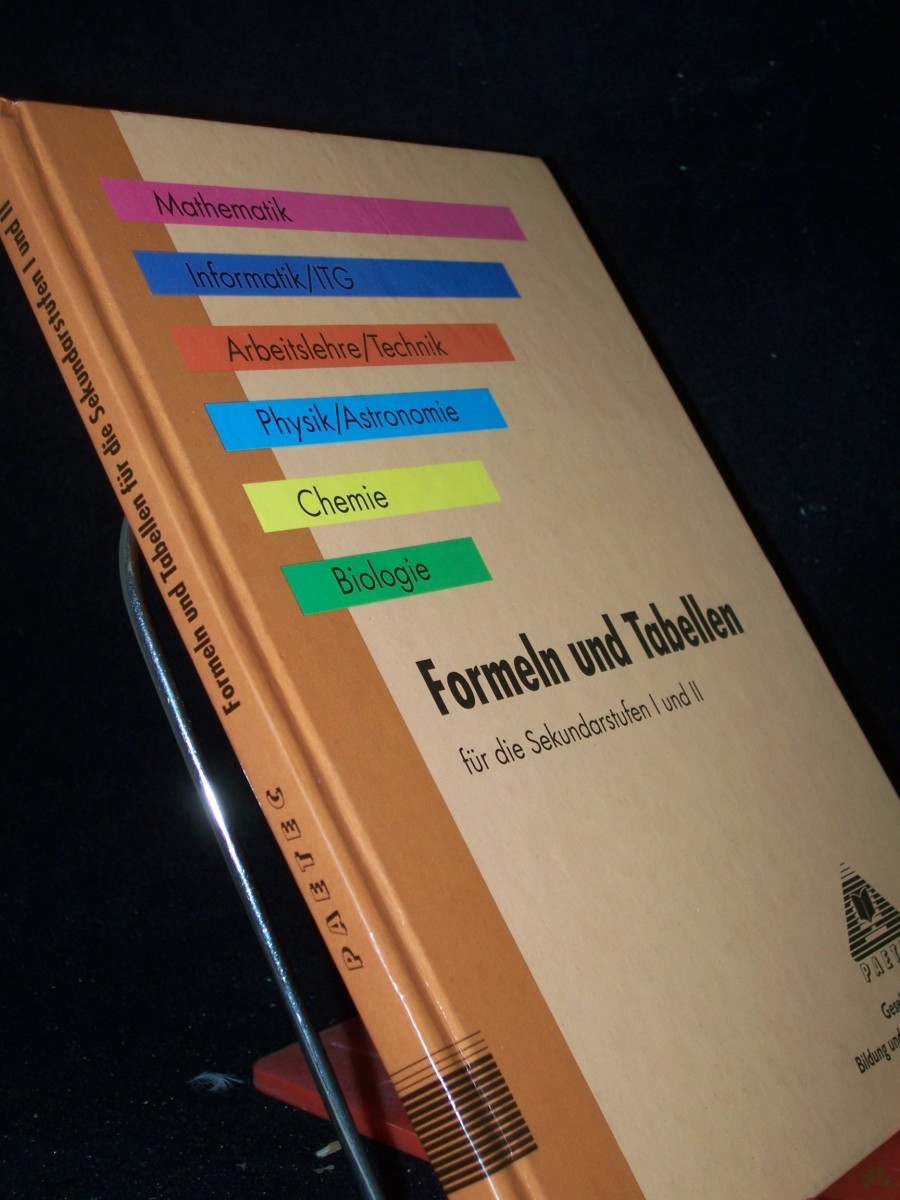 Artikelbild 1 des Artikels “Formeln und Tabellen für die Sekundarstufen I und II / Paetec, Gesellschaft für Bildung und Technik mbH “