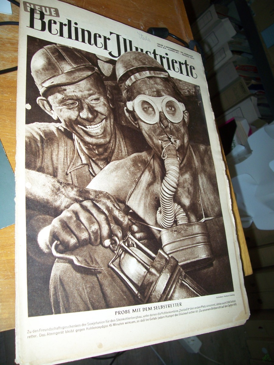 Artikelbild 1 des Artikels “48/1952 Probe mit dem Selbstretter “