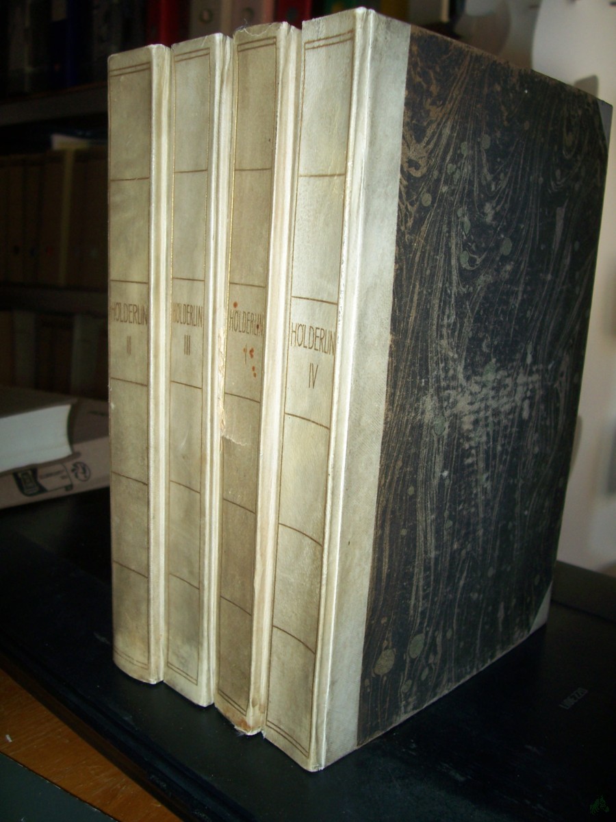 Product image 1 of the product “Gesammelte Werke : [4 Bände] / Friedrich Hölderlin. [Die Ausg. ist bes. durch Friedrich Seebass ; Hermann Kasack] ”