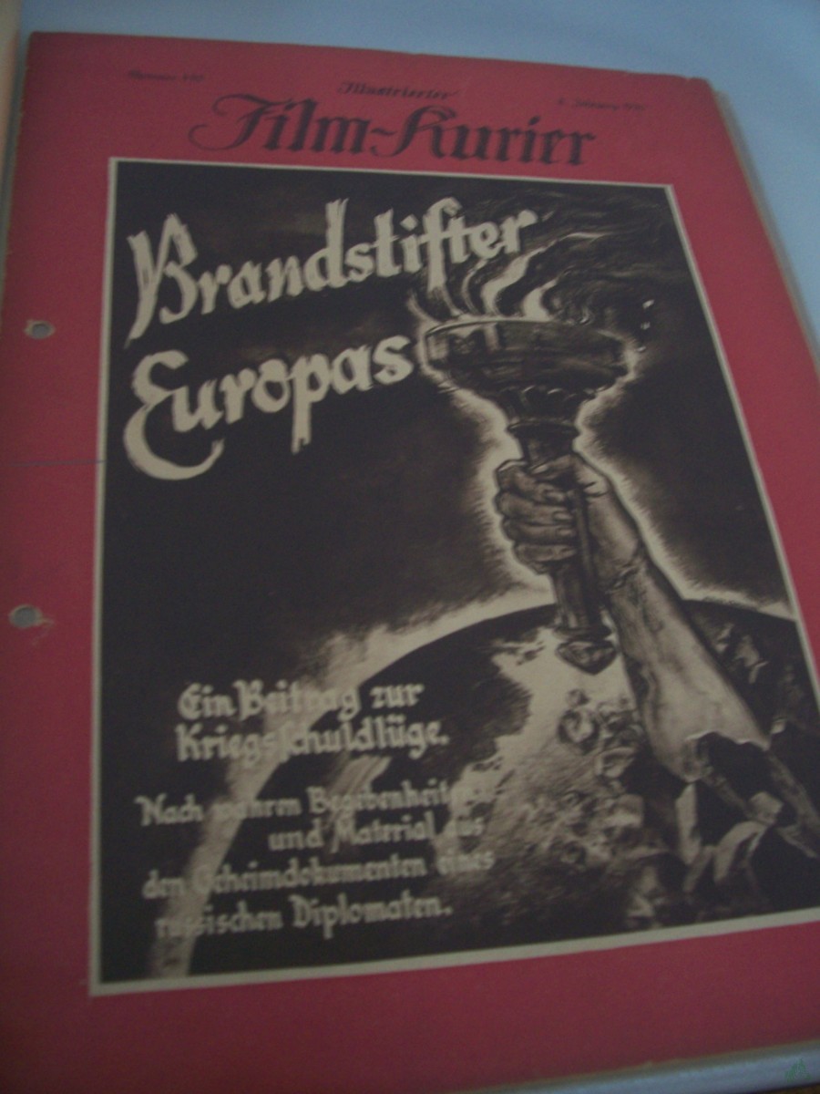 Artikelbild 1 des Artikels “Nummer 490, 1926, Brandstifter Europas. Ein Beitrag zur kriegsschuldlüge. Nach wahren begebenheiten und Material aus den Geheimdokumenten eines russischen Diplomaten “