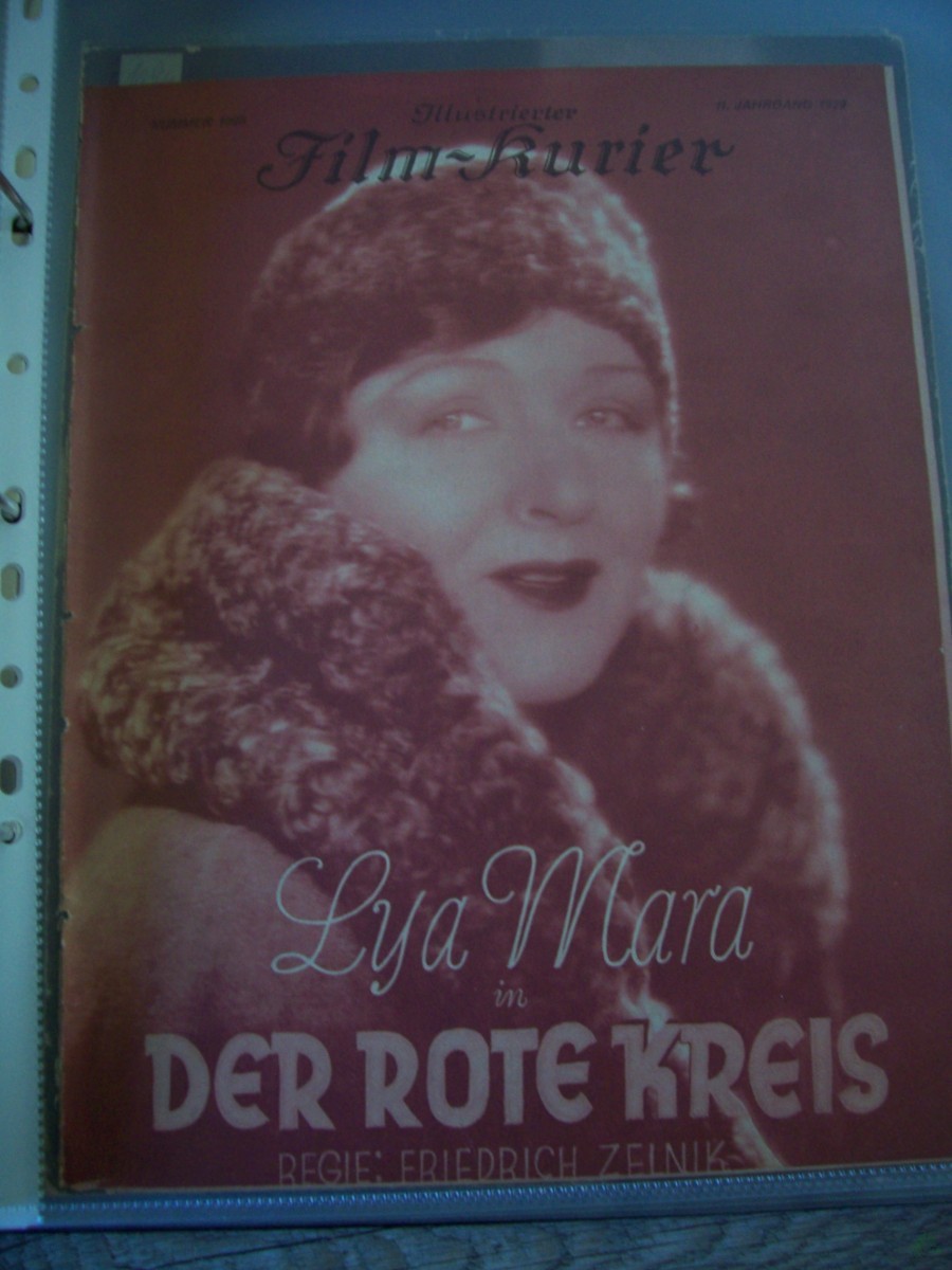 Artikelbild 1 des Artikels “Nummer 1095, 1929, Der rote Kreis, mit Lya Mara “