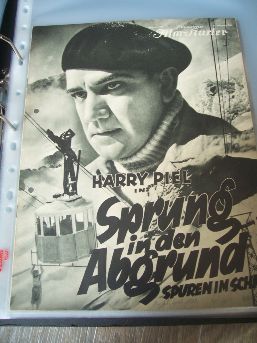 Artikelbild 1 des Artikels “Nummer 1951, 1933, Sprung in den Abgrund. Spuren im Schnee. mit Harry Piel “