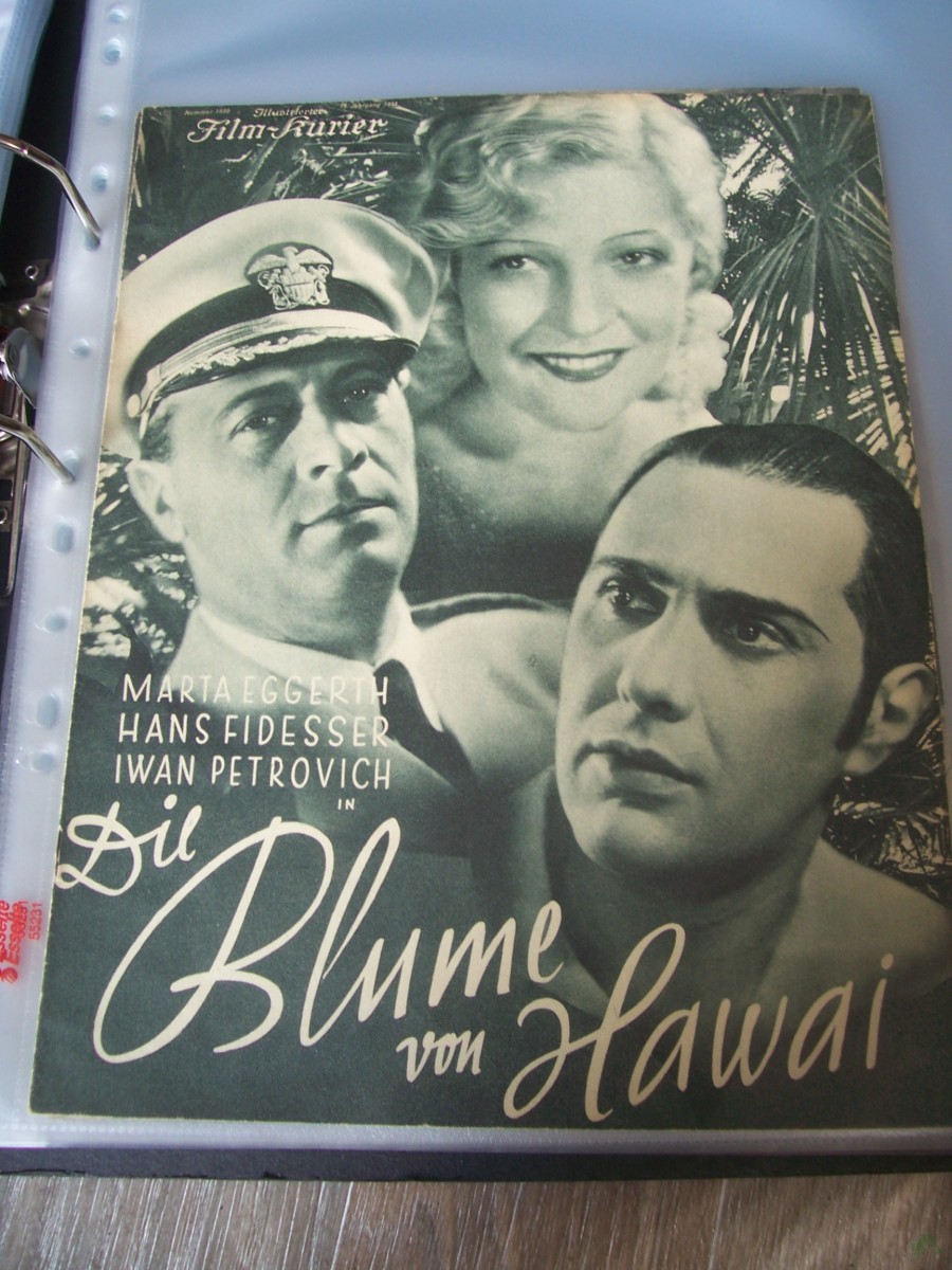 Product image 1 of the product “Nummer 1950, 1933, Die Blume von Hawai, mit Marta Eggerth, Hans Fidesser, Iwan Petrovich ”