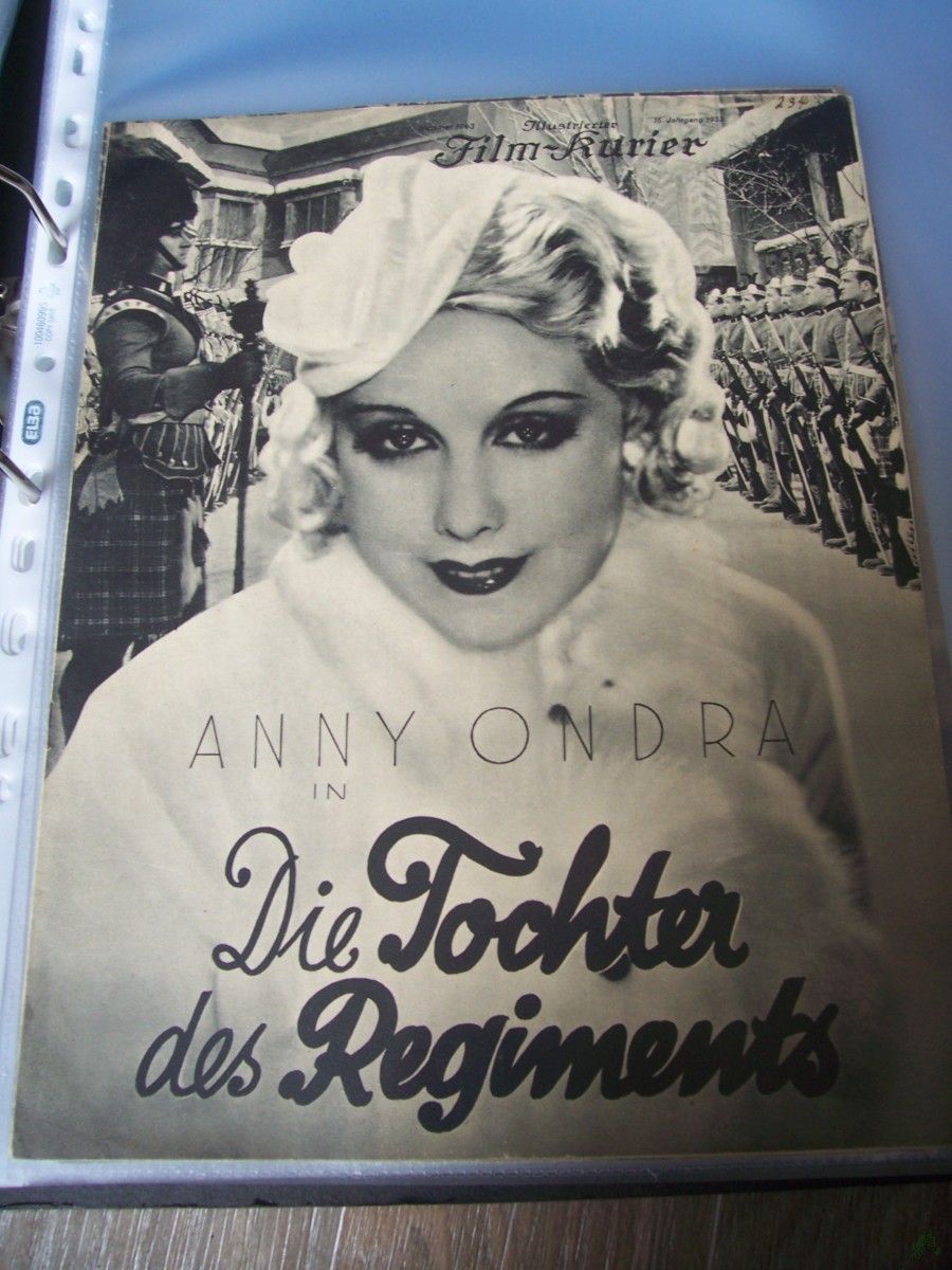 Artikelbild 1 des Artikels “Nummer 1943, 1933, Die Tochter des Regiments, mit Anny Ondra “