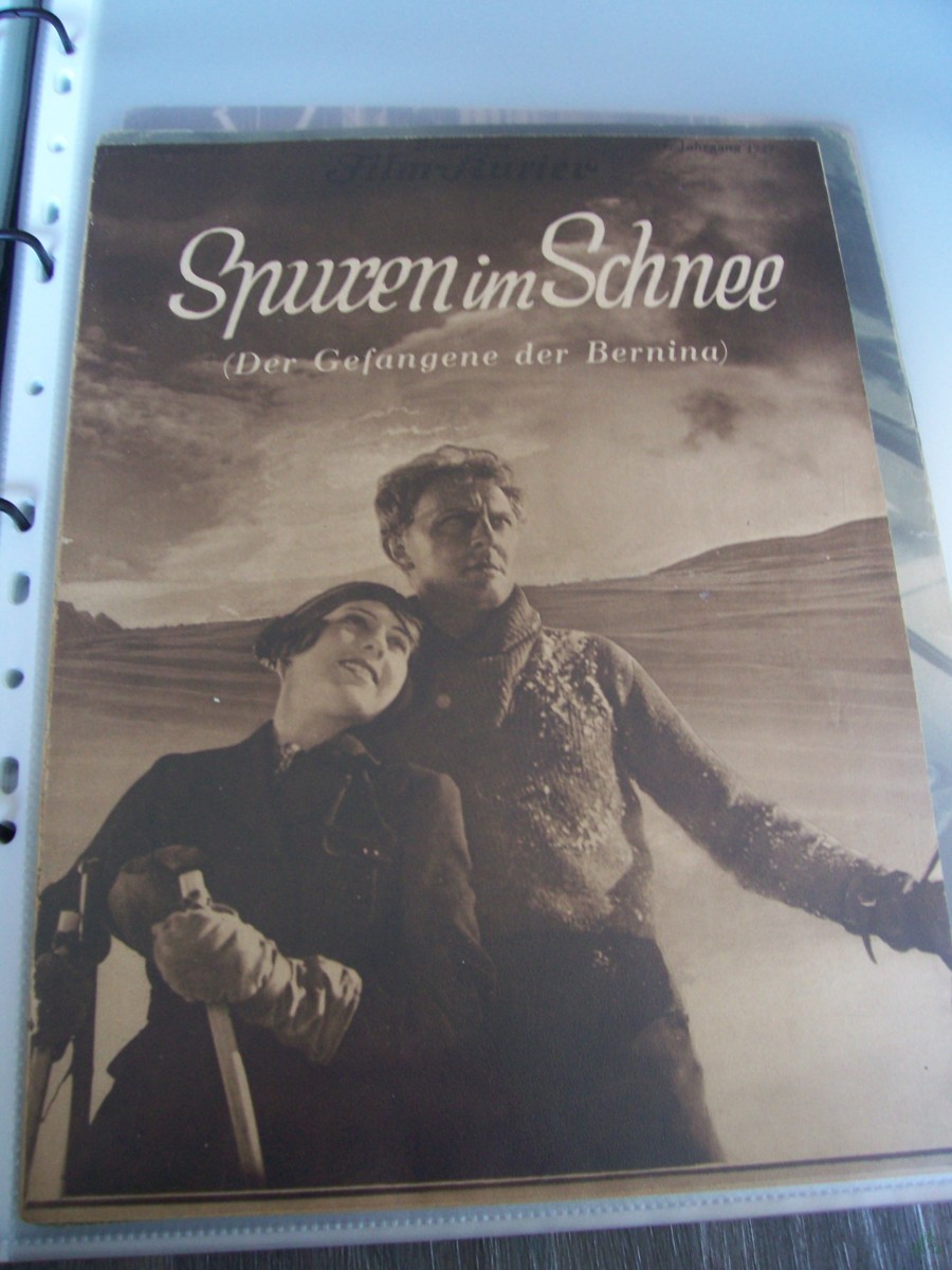 Artikelbild 1 des Artikels “Nummer 1168, 1929, Spuren im Schnee ( Der Gefangene der Bernina) “